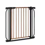 Poarta de siguranta, Lionelo, Truus Slim, Prin presiune, 105 cm, Conform cu standardul europeane de securitate EN1930, Negru/Natur - 4