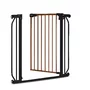 Poarta de siguranta, Lionelo, Truus Slim, Prin presiune, 105 cm, Conform cu standardul europeane de securitate EN1930, Negru/Natur - 7