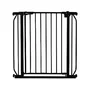 Poarta de siguranta, Lionelo, Truus Slim, Prin presiune, 105 cm, Conform cu standardul europeane de securitate EN1930, Negru Onyx