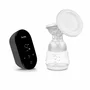 Pompa dubla de san, Lionelo, Electrica, Cu 9 nivele de aspiratie, 5 moduri de masaj, Afisaj LED, Imita suptul natural al copilului, Functionare pana la 90 min, Silentioasa, Fara BPA, Include 2 recipiente de 150 ml si 2 pungi, Cablu USB, Husa, Alb/Gri - 3