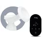 Pompa dubla de san, Lionelo, Electrica, Cu 9 nivele de aspiratie, 5 moduri de masaj, Afisaj LED, Imita suptul natural al copilului, Functionare pana la 90 min, Silentioasa, Fara BPA, Include 2 recipiente de 150 ml si 2 pungi, Cablu USB, Husa, Alb/Gri - 29