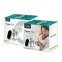 Pompa dubla de san, Lionelo, Electrica, Cu 9 nivele de aspiratie, 5 moduri de masaj, Afisaj LED, Imita suptul natural al copilului, Functionare pana la 90 min, Silentioasa, Fara BPA, Include 2 recipiente de 150 ml si 2 pungi, Cablu USB, Husa, Alb/Gri - 42