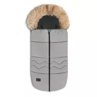 Sac de iarna, Lionelo, Frode, Pentru carucior, 90x45 cm, Impermeabil, Universal, Gri