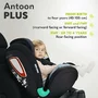Scaun auto, Lionelo, I-size Antoon Plus, Pozitie de somn, Protectie laterala, Rotire 360 grade, 0-18 kg, Cu Isofix si picior de sustinere, Negru, Testat ADAC, Conform cu standardul european de securitate ECE R129, Negru - 35
