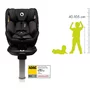 Scaun auto, Lionelo, I-size Antoon Plus, Pozitie de somn, Protectie laterala, Rotire 360 grade, 0-18 kg, Cu Isofix si picior de sustinere, Negru, Testat ADAC, Conform cu standardul european de securitate ECE R129, Negru - 5