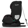 Scaun auto, Lionelo, Bastiaan i-Size, 4 in 1, Protectie laterala, Cu spatar inclinabil in 4 pozitii, Cu tetiera reglabila in 7 pozitii, Rotire 360 grade, Top Tether, 0-36 Kg, 40-150 cm, Cu Isofix, Conform cu ECE R129/03, Negru/Rosu - 10