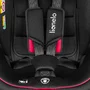 Scaun auto, Lionelo, Bastiaan i-Size, 4 in 1, Protectie laterala, Cu spatar inclinabil in 4 pozitii, Cu tetiera reglabila in 7 pozitii, Rotire 360 grade, Top Tether, 0-36 Kg, 40-150 cm, Cu Isofix, Conform cu ECE R129/03, Negru/Rosu - 14