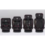 Scaun auto, Lionelo, Bastiaan i-Size, 4 in 1, Protectie laterala, Cu spatar inclinabil in 4 pozitii, Cu tetiera reglabila in 7 pozitii, Rotire 360 grade, Top Tether, 0-36 Kg, 40-150 cm, Cu Isofix, Conform cu ECE R129/03, Negru/Rosu - 19