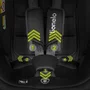 Scaun auto, Lionelo, Bastiaan i-Size, 4 in 1, Protectie laterala, Cu spatar inclinabil in 4 pozitii, Cu tetiera reglabila in 7 pozitii, Rotire 360 grade, Top Tether, 0-36 Kg, 40-150 cm, Cu Isofix, Conform cu ECE R129/03, Negru/Rosu - 21