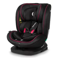 Scaun auto, Lionelo, Bastiaan i-Size, 4 in 1, Protectie laterala, Cu spatar inclinabil in 4 pozitii, Cu tetiera reglabila in 7 pozitii, Rotire 360 grade, Top Tether, 0-36 Kg, 40-150 cm, Cu Isofix, Conform cu ECE R129/03, Negru/Rosu