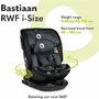 Scaun auto, Lionelo, Bastiaan RWF i-Size, Pozitie de somn, Protectie laterala, Rotire 360 grade, 0-36 Kg, Cu Isofix si Centura Top Tether, Conform cu standardul european de securitate ECE R129, Gri - 40