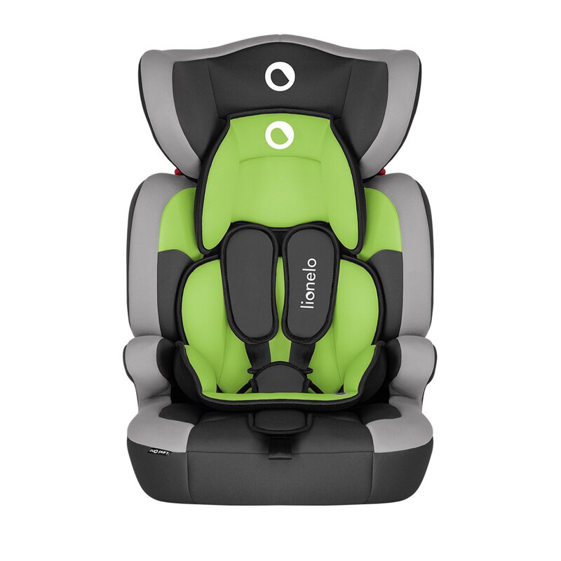 Lionelo - scaun auto levi one lime spatar detasabil, 9-36 kg, verde