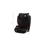 Scaun auto, Lionelo, Hugo i-Size, Universal, Orientare in directia sensului de mers, Reglabil, Conform standardului de securitate R129, 100-150 cm, 4-12 ani, Rosu - 19