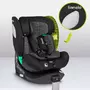 Scaun auto, Lionelo, i-Size Braam, 0-36 Kg, 40-150 cm, Cu isofix si picior de fixare, Protectie laterala, Rotire 360 grade, Ajustare spatar in 5 pozitii, Tetiera reglabila in 14 trepte, Conform cu standardul european de securitate R129, Negru - 5