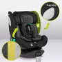 Scaun auto, Lionelo, i-Size Braam, 0-36 Kg, 40-150 cm, Cu isofix si picior de fixare, Protectie laterala, Rotire 360 grade, Ajustare spatar in 5 pozitii, Tetiera reglabila in 14 trepte, Conform cu standardul european de securitate R129, Negru - 14