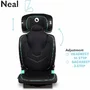 Scaun auto i-Size, Lionelo, Neal, Spatar reglabil in3  pozitii, Tetiera in 14 pozitii, Suport sticla inclus, 15-36 Kg, 100-150 cm, Cu Isofix, Conform ECE R129, Negru - 30