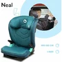 Scaun auto i-Size, Lionelo, Neal, Spatar reglabil in 3 pozitii, Tetiera in 14 pozitii, Suport sticla inclus, 15-36 Kg, 100-150 cm, Cu Isofix, Conform ECE R129, Verde - 19