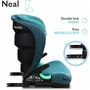 Scaun auto i-Size, Lionelo, Neal, Spatar reglabil in 3 pozitii, Tetiera in 14 pozitii, Suport sticla inclus, 15-36 Kg, 100-150 cm, Cu Isofix, Conform ECE R129, Verde - 20