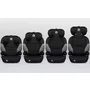 Scaun auto, Lionelo, Lars i-Size, Cu tetiera reglabila in 10 pozitii, Cu pozitionare spre sensul de mers, 15-36 Kg, 100-150 cm, Conform cu standardul european de securitate ECE R129/03, Negru/Gri - 11