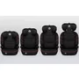 Scaun auto, Lionelo, Lars i-Size, Cu tetiera reglabila in 10 pozitii, Cu pozitionare spre sensul de mers, 15-36 Kg, 100-150 cm, Conform cu standardul european de securitate ECE R129/03, Negru/Rosu - 11