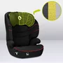 Scaun auto, Lionelo, Lars i-Size, Cu tetiera reglabila in 10 pozitii, Cu pozitionare spre sensul de mers, 15-36 Kg, 100-150 cm, Conform cu standardul european de securitate ECE R129/03, Negru/Rosu - 12