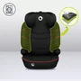 Scaun auto, Lionelo, Lars i-Size, Cu tetiera reglabila in 10 pozitii, Cu pozitionare spre sensul de mers, 15-36 Kg, 100-150 cm, Conform cu standardul european de securitate ECE R129/03, Negru/Rosu - 15