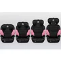 Scaun auto, Lionelo, Lars i-Size, Cu tetiera reglabila in 10 pozitii, Cu pozitionare spre sensul de mers, 15-36 Kg, 100-150 cm, Conform cu standardul european de securitate ECE R129/03, Roz - 12