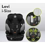 Scaun auto, Lionelo, Levi One i-Size, Universal, Instalare FWF, Cu tetiera reglabila in 10 pozitii, Cu spatar detasabil, 76-150 cm, Conform cu R129, Gri - 16