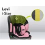 Scaun auto, Lionelo, Levi One i-Size, Universal, Instalare FWF, Cu tetiera reglabila in 10 pozitii, Cu spatar detasabil, 76-150 cm, Conform cu R129, Roz - 18