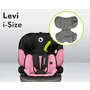 Scaun auto, Lionelo, Levi One i-Size, Universal, Instalare FWF, Cu tetiera reglabila in 10 pozitii, Cu spatar detasabil, 76-150 cm, Conform cu R129, Roz - 16