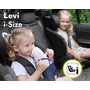 Scaun auto, Lionelo, Levi One i-Size, Universal, Instalare FWF, Cu tetiera reglabila in 10 pozitii, Cu spatar detasabil, 76-150 cm, Conform cu R129, Roz - 17