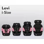 Scaun auto, Lionelo, Levi One i-Size, Universal, Instalare FWF, Cu tetiera reglabila in 10 pozitii, Cu spatar detasabil, 76-150 cm, Conform cu R129, Roz - 12