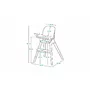 Scaun de masa, Lionelo, Koen, Din fag, 2 in 1, Transformabil, Sustine 30 kg, 6 luni+, Conform cu standardul european de securitate EN14988, Roz - 17