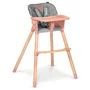 Scaun de masa, Lionelo, Koen, Din fag, 2 in 1, Transformabil, Sustine 30 kg, 6 luni+, Conform cu standardul european de securitate EN14988, Roz - 4