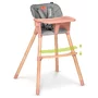 Scaun de masa, Lionelo, Koen, Din fag, 2 in 1, Transformabil, Sustine 30 kg, 6 luni+, Conform cu standardul european de securitate EN14988, Roz - 7