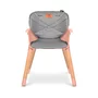 Scaun de masa, Lionelo, Koen, Din fag, 2 in 1, Transformabil, Sustine 30 kg, 6 luni+, Conform cu standardul european de securitate EN14988, Roz - 9