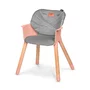 Scaun de masa, Lionelo, Koen, Din fag, 2 in 1, Transformabil, Sustine 30 kg, 6 luni+, Conform cu standardul european de securitate EN14988, Roz - 11