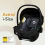Scoica auto, Lionelo, i-Size Astrid, 0-13 Kg, 40-87 cm, Cu salteluta, Testat ADAC, Conform cu standardul european de securitate R129, Negru/Gri - 32