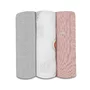 Set 3 museline, Lionelo, Bamboo, Multifunctionale, Din Bambus, 70x70 cm, Rainbow - 5