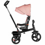 Lionelo - Tricicleta Haari, Suport picioare, Control al directiei, Scaun reversibil, Rotire 360 grade, Pliabila, Conform cu standardul european de securitate EN71, Bubblegum, Resigilat - 19