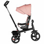 Lionelo - Tricicleta Haari, Suport picioare, Control al directiei, Scaun reversibil, Rotire 360 grade, Pliabila, Conform cu standardul european de securitate EN71, Bubblegum, Resigilat - 21