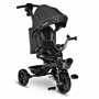 Tricicleta copii, Lionelo, Kori, Ultrapliabila, Multifunctionala, Cu suport de picioare, Control al directiei, Scaun reversibil, Rotire 360 grade, Conform cu standardul european de securitate EN71, Grey Stone - 9