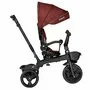 Tricicleta copii, Lionelo, Kori, Ultrapliabila, Multifunctionala. Cu suport de picioare, Control al directiei, Scaun reversibil, Rotire 360 grade, Conform cu standardul europeane de securitate EN71, Red Burgundy - 17