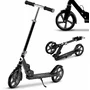 Trotineta, Lionelo, Luca, Copii/Adulti, Ultrapliabila, Pana la 100 Kg, Conform cu standardul european de securitate EN14619, Negru - 3