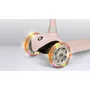 Trotineta, Lionelo, Jessy, Ultrapliabila, Pana la 50 Kg, Cu design ergonomic, Cu lumini LED, 56 x 26 x 67-82 cm, 3 ani+, Roz - 16