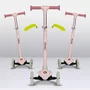 Trotineta, Lionelo, Jessy, Ultrapliabila, Pana la 50 Kg, Cu design ergonomic, Cu lumini LED, 56 x 26 x 67-82 cm, 3 ani+, Roz - 25
