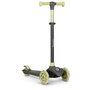 Trotineta, Lionelo, Jessy, Ultrapliabila, Pana la 50 Kg, Cu design ergonomic, Cu lumini LED, 56 x 26 x 67-82 cm, 3 ani+, Verde - 2