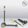Trotineta, Lionelo, Jessy, Ultrapliabila, Pana la 50 Kg, Cu design ergonomic, Cu lumini LED, 56 x 26 x 67-82 cm, 3 ani+, Verde - 31
