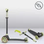 Trotineta, Lionelo, Jessy, Ultrapliabila, Pana la 50 Kg, Cu design ergonomic, Cu lumini LED, 56 x 26 x 67-82 cm, 3 ani+, Verde - 31