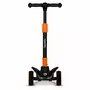 Trotineta, Lionelo, Timy, Copii, Ultrapliabila, Pana la 50 Kg, Cu design ergonomic, Cu lumini LED, 26 5 x 60 x 64-76 cm, 3 ani+, Portocaliu/Negru - 3